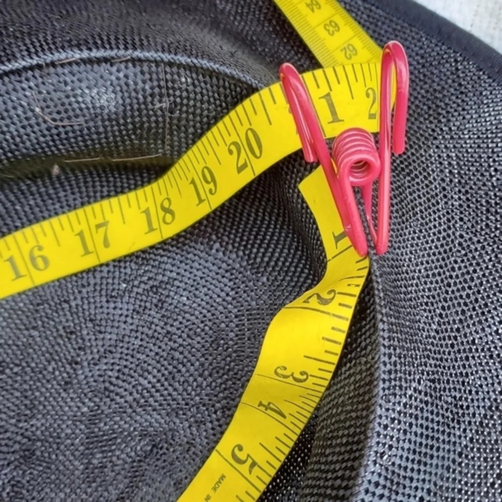 Vintage black‎ straw Hat - Picture 6 of 6